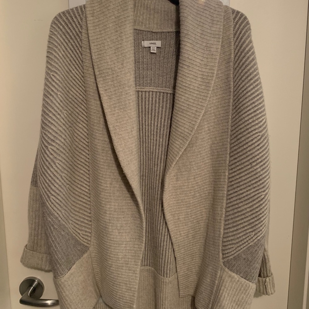 Vince Wool/Cashmere Sweater Cardigan